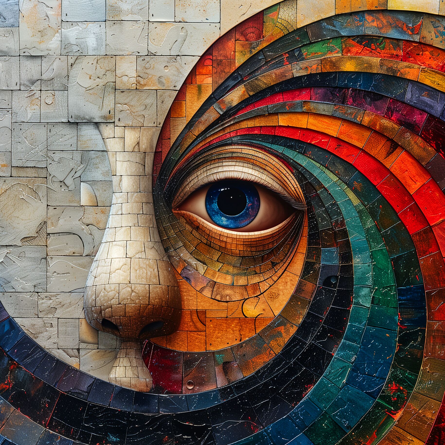 Digital art with the teme The Minds' Eye (c)GhostyGRM